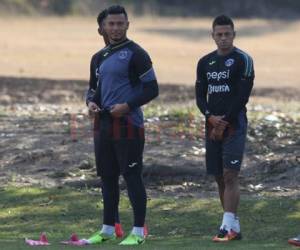 Marlon Licona entrenó este viernes con Motagua, pese a que el club lo cederá a otro equipo. Foto: Juan Salgado / El Heraldo.