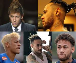 El astro brasileño se ha caracterizado por aparecer con diferentes cortes de cabello que lo han vuelto muy peculiar. Foto: EL HERALDO