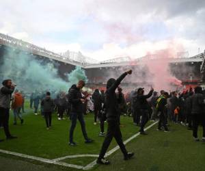 La protesta se dio por la implicación del club en la creación de la fallida Superliga europea.