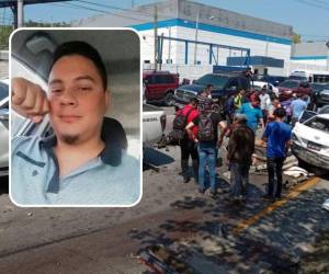 Jimmy Alexander Guzmán, de 23 años de edad, es una de las víctimas del accidente.