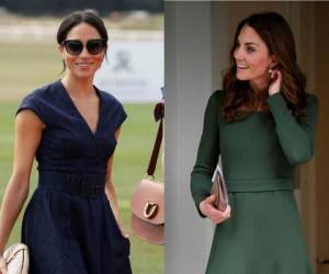 Meghan, la duquesa de Sussex y Kate, la duquesa de Cambridge continúan marcando tendencias. Foto: AP.