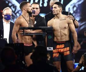 La pelea del año puede disfrutarse por las señales de ESPN, Space y Telecadena 7/4 en el territorio hondureño. Foto: Top Rank Boxing