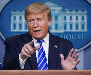 Donald Trump, presidente de Estados Unidos. Foto AFP