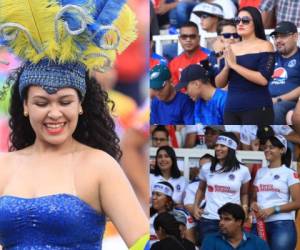 Hermosas hondureñas adornan la final de ida entre el Olimpia y Motagua en el Estadio Nacional de Tegucigalpa. Fotos: Ronal Aceituno/EL HERALDO.