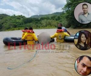 Las víctimas mortales del accidente en el río Ulúa son Arnold Hernández Dubón, Suyapa Hernández Dubón y Victoriano Hernández Dubón.