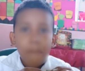 El menor Jafeth Maradiaga, de ocho años de edad, murió antes de recibir atención médica en Concordia.