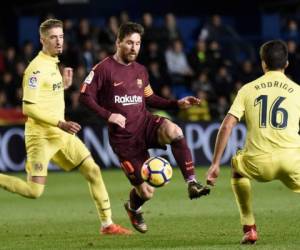 Messi anotó a los 83 minutos del encuentro. Fotos AFP