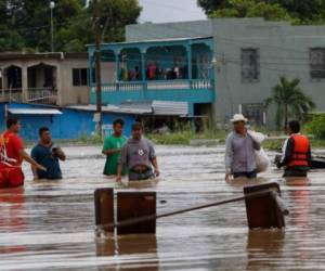 El proyecto ayudará a frenar las inundaciones en el valle de Sula, que fue fuertemente golpeado con el paso de los huracanes Eta y Iota.