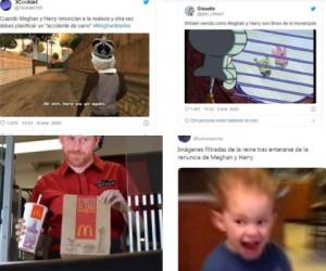 Tras la renuncia de Meghan Markle y el príncipe Harry, las redes sociales están repletas de memes divertidos y ácidos.