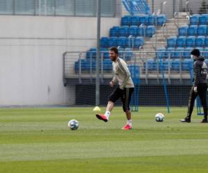 El Real Madrid volvió a los entrenamientos tomando las medidas de bioseguridad. Foto: Real Madrid/Twiiter.