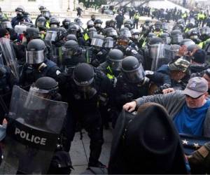 El asalto al Capitolio de Estados Unidos, se registró el pasado 6 de enero de 2021. Foto: Agencia AP