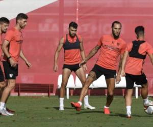 El Sevilla también ha suspendido los entrenamientos 'de manera preventiva' y ha llevado a cabo una desinfección de las instalaciones del club. Foto: Twitter