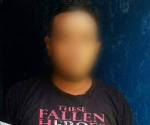 Las autoridades no revelaron el rostro, ni la identidad del detenido.