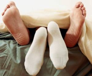 Tener sexo con calcetines puestos aumenta un 30% la posibilidad de alcanzar un orgasmo. Foto Redes