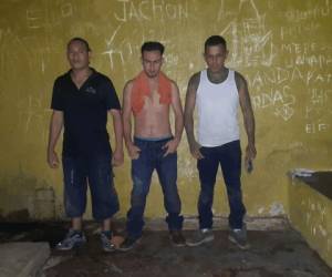 Las personas detenidas son Esteban Gumercindo Ferrera Rosales, Rigoberto Erazo Pineda y Henry Edgardo Anariba Cabrera, quienes fueron puestos a las órdenes de las autoridades competentes.
