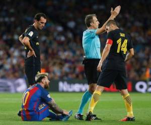 El futbolista Leo Messi estará tres semanas fueras (Foto: Agencia AFP)