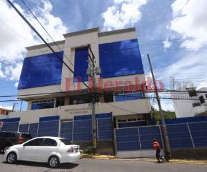 Fachada de los Juzgados en Materia de Corrupción en Tegucigalpa, capital de Honduras. Foto archivo EL HERALDO