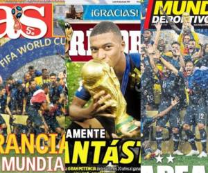Las portadas de los medios internacionales más destacados sobre el nuevo título de la selección de Francia.