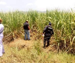 Zona en la que fue encontrado el cadáver de la menor en San Pedro Sula. (Foto: cortesía @RedInformativaH)