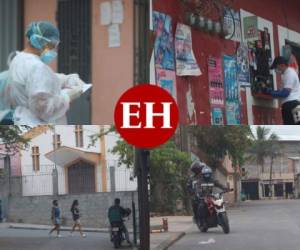 Personal de salud llegó este lunes a la colonia La Rosa y Las Torres de Comayagüela, capital de Honduras. En estas colonias se ha reportado un elevado número de contagios por Covid-19. Foto: Alex Pérez/EL HERALDO.