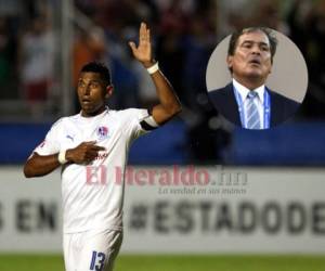 Carlo Costly vistió la camisa de Olimpia por varios torneos. Foto: EL HERALDO.