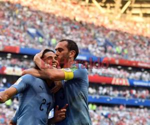 Edison Cavani ha marcado su primer gol en el Mundial de Rusia 2018. Foto:AFP