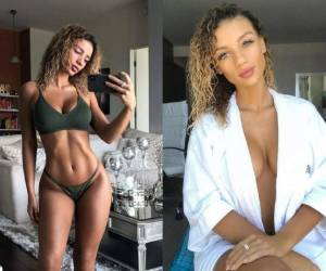 La guapa actriz y modelo Jena Frumes se dejó seducir por las playas de Roatán, Honduras. Fotos Instagram @jenafrumes