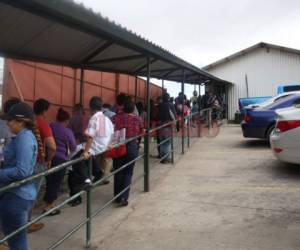 Muchas personas esperan ser atendidos en el RNP. (Foto: El Heraldo Honduras/ Noticias Honduras hoy)