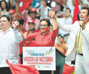 Nasralla fue ungido como candidato presidencial y acepto el plan de Libre (Foto: EL HERALDO)