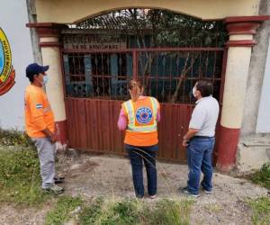 El propósito es identificar los posibles lugares que utilizarán ante cualquier emergencia en la temporada de lluvias. Foto: Twitter HondurasCopeco