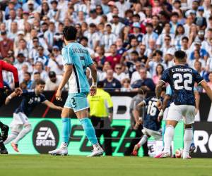 La selección de Honduras le está dando batalla a la poderosa Argentina.
