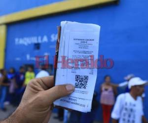 Al menos 20 mil boletos puso a la disposición la directiva de Motagua por lo que el lleno está garantizado. (Fotos: Ronal Aceituno / EL HERALDO)
