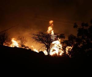 Vecinos del lugar denuncian la falta de respuesta de los bomberos y la pérdida de energía eléctrica que aumenta la tensión en la comunidad.