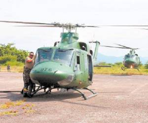 Cuatro aeronaves tipo Bell, como la que aparece en esta imagen, serán donadas a Honduras por China Taiwán.