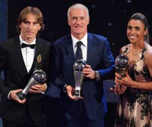 La FIFA Premió a los mejores jugadores, entrenadores, porteros y afición 2018. Foto: Agencia AFP