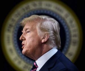 Donald Trump, presidente de Estados Unidos. Foto AFP