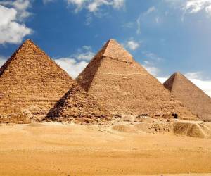 Las pirámides de Giza, en Egipto, son uno de los símbolos más reconocibles del Patrimonio Mundial de la Unesco.