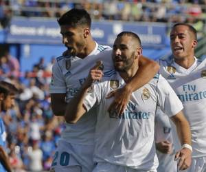 Benzemá anotó el 1-0 para el Real Madrid ante el Getafe. (Agencias/AP)