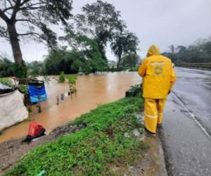 Copeco mantiene un monitoreo constante en las zonas que están propensas a inundaciones.