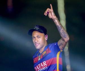 Neymar cuando formaba parte del plantel del FC Barcelona. (AFP)