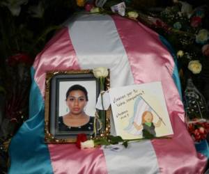 Andrea González, representante legal y líder de la organización 'Otrans Reinas de la Noche', fue asesinada a balazos el pasado 11 de junio en el norte del centro histórico de Ciudad de Guatemala. FOTO: AFP