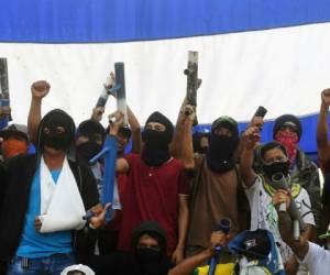 La ciudad de Masaya se declaró el lunes en rebeldía contra el gobierno de Daniel Ortega. Foto: Agencia AFP