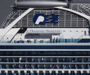 El confinamiento en el crucero podría prolongarse hasta el 19 de febrero. Foto: AFP.