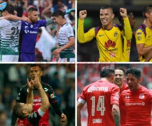 Los cruces de semifinales son entre América y Santos, en tanto que Tijuana jugará ante Toluca. Fotos: Agencia AFP.