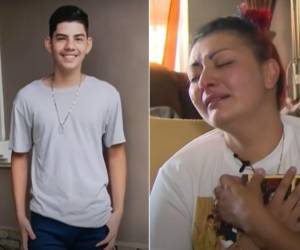 Roxana Sabillón perdió a su hijo de 14 años de edad en el Río Bravo cuando intentaba cruzar a Estados Unidos.