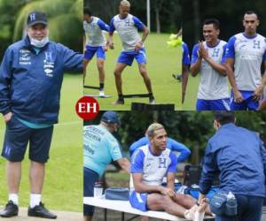 Así afinó los últimos detalles la Selección de Honduras previo al viaje a Estados Unidos en el duelo amistoso que tendrá ante Colombia. Fotos: El Heraldo.