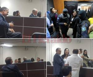 El juicio oral y público contra la ex primera dama de Honduras, Rosa Elena Bonilla de Lobo, fue suspendido este lunes y reprogramado para el próximo 6 de febrero. (Fotos: Ricardo Sánchez / David Romero / EL HERALDO)