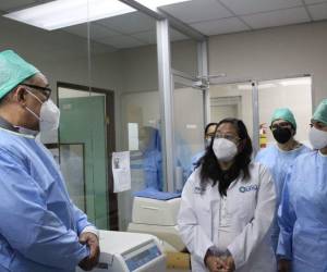 La donación fue recibida en horas de la tarde de este jueves.