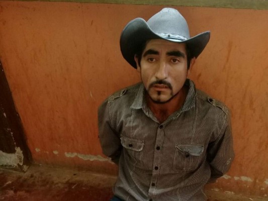 Gilberto Geovany Flores Solís fue capturado por elementos de la Policía Nacional en Copán.