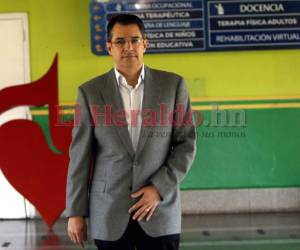 Rafael Villeda fue nombrado ayer por la junta directiva como el nuevo presidente de la Fundación Teletón. Foto Johny Magallanes / EL HERALDO